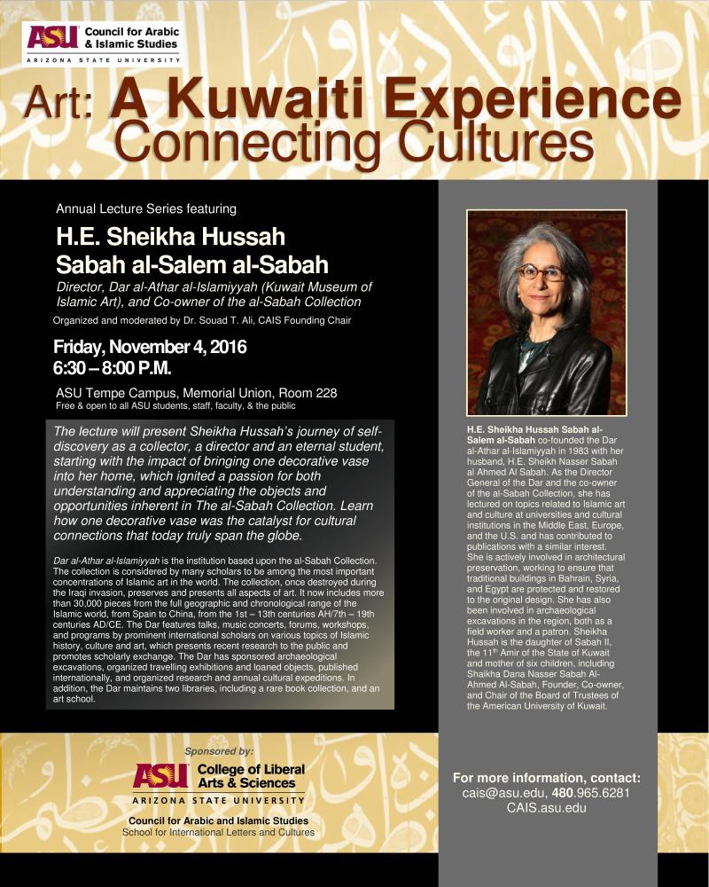 Art: A Kuwaiti Experience Connecting Cultures flyer