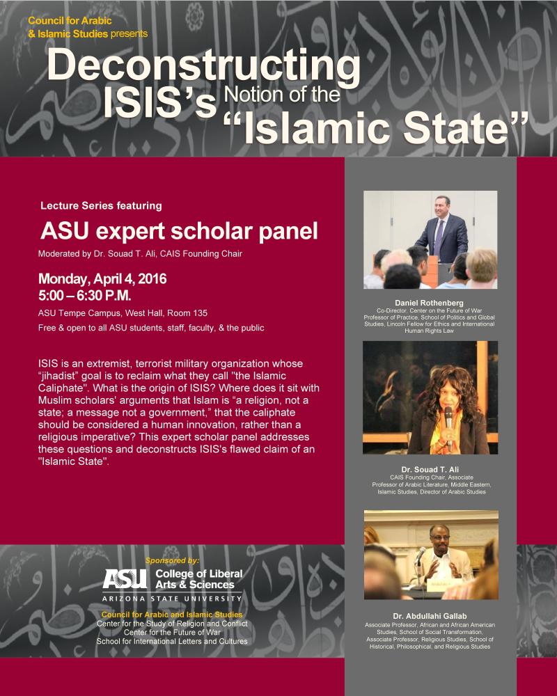 Deconstructing ISIS's Notion of the Islamic State flyer
